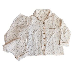 Cotton muslin pajama set